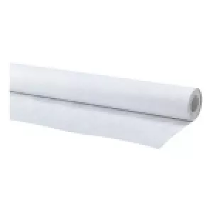 Nappe 50x1.20m blanche Gaufrée papier ok-comp (11B00)